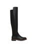 Stuart Weitzman 100% Leather Solid Black Boots Size 10 1/2 - photo 1
