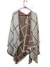 Ann Taylor Checkered-gingham Brown White Wrap One size - photo 1