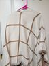 Ann Taylor Checkered-gingham Brown White Wrap One size - photo 4