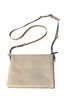 Halogen 100% Leather Gray Leather Crossbody Bag One size - photo 1