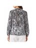 Lilly Pulitzer Floral Black White Long Sleeve Blouse Size S - photo 3