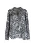 Lilly Pulitzer Floral Black White Long Sleeve Blouse Size S - photo 1