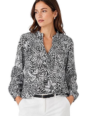 Lilly Pulitzer Lourdes Long Sleeve Blouse (view 2)