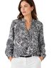 Lilly Pulitzer Floral Black White Long Sleeve Blouse Size S - photo 2