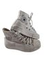 Converse Floral White Ivory Sneakers Size 8 - photo 1