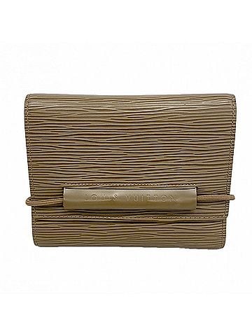 Louis Vuitton Louis Vuitton Tri-fold Wallet Epi Portemonnaie Elastic M6346C Pepper Ladies (view 1)