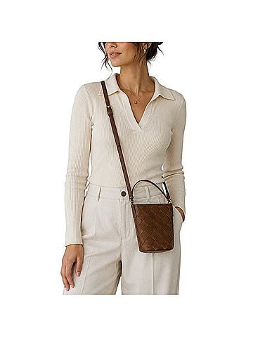 J.Crew Berkeley Leather Bucket Bag (view 2)