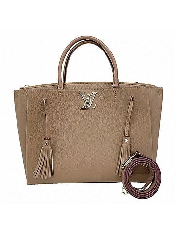 Louis Vuitton Louis Vuitton Lockme Tote Bag M54791 Taupe Glacé 2-way bag for women (view 1)