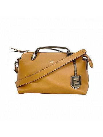 Fendi Fendi Zucca By The Way Leather Handbag, Light Brown, 2-way bag for women (view 1)