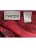 Chico's 100% Silk Floral Red Long Sleeve Blouse Size S - photo 4