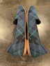 ROTHY'S 100% Recycled Plastic Plaid Blue Black Flats Size 8 - photo 3
