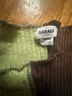 Garage Color Block Multi Color Green Brown Sleeveless Top Size XS - photo 3