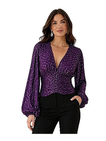 For Love & Lemons Long Sleeve Blouse (view 1)