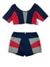 Free People Multi Color Active T-Shirt Size M - photo 2