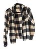 BDG Checkered-gingham Black White Button-Down Shirt Size L - photo 1