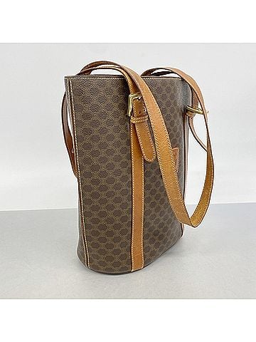 Céline Celine Macadam Tote Bag, Brown, Women's (view 2)