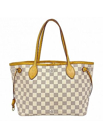 Louis Vuitton Louis Vuitton Damier Azur Neverfull PM Tote Bag N51110 White Women's (view 1)