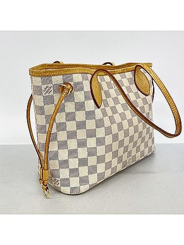 Louis Vuitton Louis Vuitton Damier Azur Neverfull PM Tote Bag N51110 White Women's (view 2)