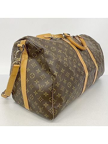 Louis Vuitton Louis Vuitton Bags - Boston Monogram Keepall Bandoulière 55 M41414 Brown Men's &amp; Women's (view 2)