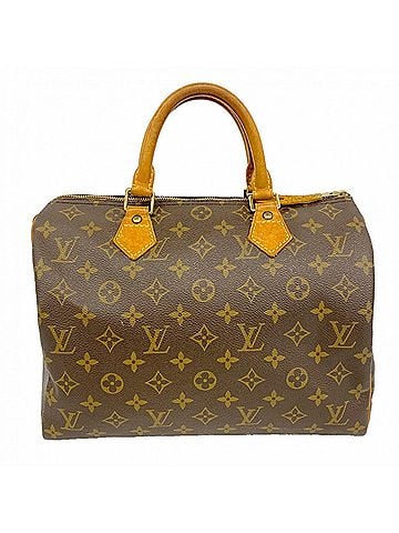 Louis Vuitton Louis Vuitton Monogram Speedy 30 Handbag M41108 Brown Women's (view 1)