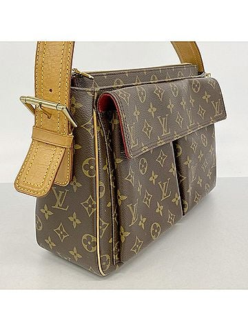 Louis Vuitton Louis Vuitton Monogram Vivacite GM Shoulder Bag M51163 Brown Women's (view 2)