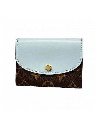 Louis Vuitton Louis Vuitton Monogram Portemonnaie Rosalie Wallet/Coin Case M83583 Brown Blue Olympe Women's (view 1)