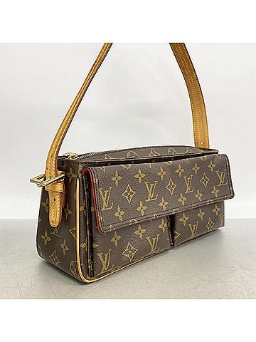 Louis Vuitton Louis Vuitton Monogram Vivacite MM Shoulder Bag M51164 Brown Women's (view 2)