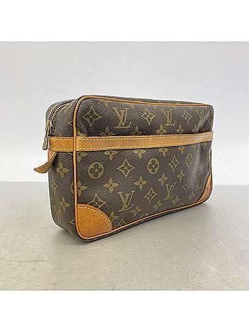 Louis Vuitton Louis Vuitton Monogram Compiegne 28 Clutch Bag M51845 Brown (Men's/Women's) (view 2)