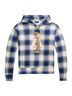 Polo by Ralph Lauren Plaid Blue White Pullover Sweater Size S - photo 1