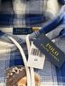 Polo by Ralph Lauren Plaid Blue White Pullover Sweater Size S - photo 3