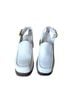 Charlotte Stone 100% Leather Solid White Mule/Clog Size 8 - photo 2