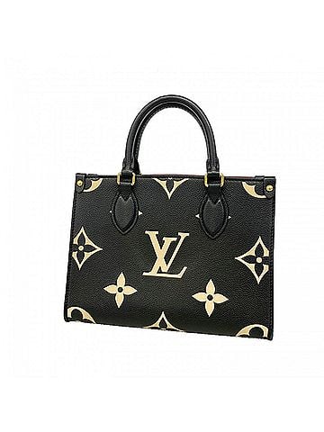Louis Vuitton Louis Vuitton Monogram Empreinte OnTheGo PM Handbag M45659 Black Beige Women's (view 1)