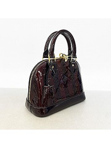 Louis Vuitton Louis Vuitton Alma BB Vernis Handbag M91678 Amarante 2-way bag for women (view 2)