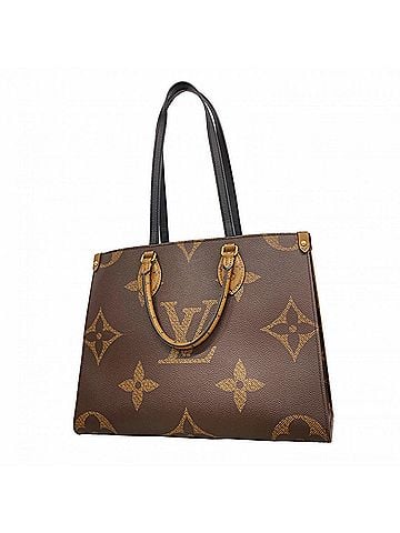 Louis Vuitton Louis Vuitton Monogram Giant Reverse OnTheGo MM Tote Bag M45321 Brown (Women's) (view 1)
