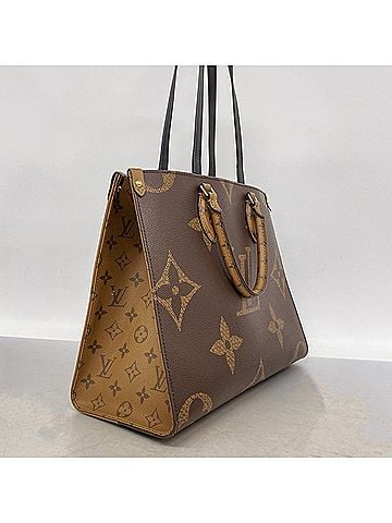 Louis Vuitton Louis Vuitton Monogram Giant Reverse OnTheGo MM Tote Bag M45321 Brown (Women's) (view 2)