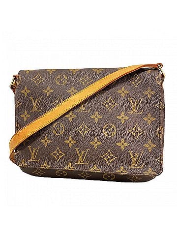 Louis Vuitton Louis Vuitton Monogram Musette Tango Short Strap Shoulder Bag M51257 Brown Women's (view 1)