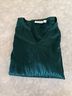 Denim & Co Solid Green Blouse Size XL - photo 3