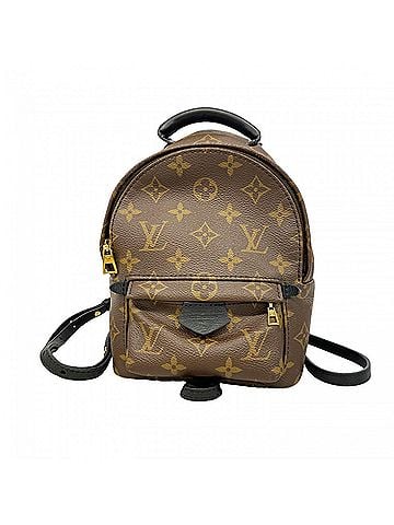 Louis Vuitton Louis Vuitton Monogram Palm Springs Backpack MINI M41562 Black Women's (view 1)
