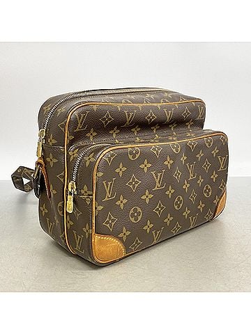 Louis Vuitton Louis Vuitton Monogram Nile Shoulder Bag M45244 Brown Women's (view 2)