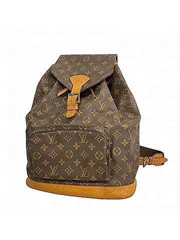 Louis Vuitton Louis Vuitton Monogram Montsouris GM Backpack/Daypack M51135 Brown (Women's) (view 1)