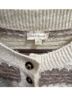 Nordstrom Stripes White Brown Pullover Sweater Size M - photo 3