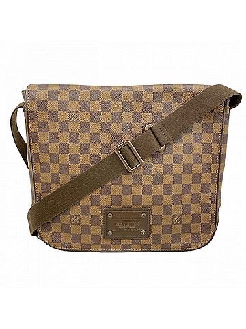 Louis Vuitton Louis Vuitton Damier Brooklyn MM Shoulder Bag N51211 Ebene Men's (view 1)