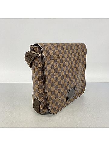 Louis Vuitton Louis Vuitton Damier Brooklyn MM Shoulder Bag N51211 Ebene Men's (view 2)