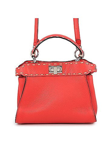 Fendi Fendi Mini Peekaboo Leather Handbag 8BN244 FENDI 2-way (view 1)