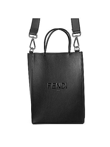 Fendi Fendi handbag, small leather 7VA512, FENDI 2-way, black. (view 1)