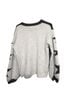 Splendid Stars Gray White Pullover Sweater Size M - photo 2