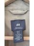 H&M 100% Cotton Tan Jacket Size S - photo 3