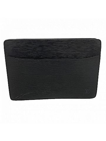 Louis Vuitton Louis Vuitton Epi Pochette Homme Clutch Bag M52522 Noir (Men's) (view 1)