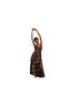 Maeve Floral Multi Color Cocktail Dress Size 0 - photo 1