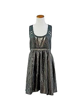 Free People 2012 NWOT Intimately FP Gray Satin Lace Dress | Whimsigoth Grunge Fairycore Indie Sleaze Casual Dress (view 2)